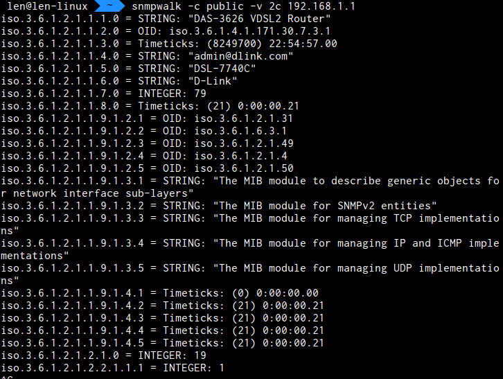 snmpwalk example